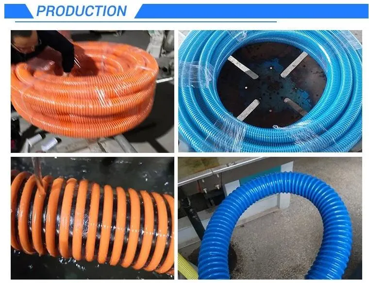 Wholesale Price Spiral Corrugated Water Pump 2\3\4\6\8 Inch Flexible Plastic Suction Discharge Hose PVC Suction Hose