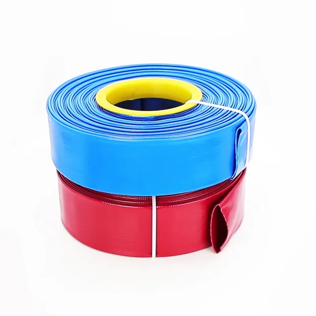 Red/Brown Heavy Duty PVC Layflat Water Discharge Hose Wp8bar/120psi 10bar/150psi 