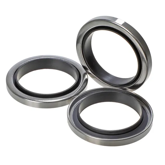 Air Compressor Oil Seal Stainless Steel 304 with PTFE Double Lip 