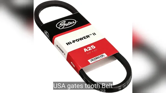 Gate S B Type Triangle Belt Wrapped Triangle Belt for Air Compressors, Cooling Fans B25