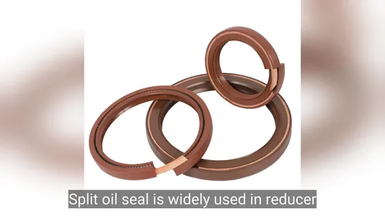 Nitrile Split Skeleton Oil Seal Fluorine Rubber Open Type Oil Seal Air Compressor Oil Seal Steel Seal Mechanical Oil Seal Crusher Oil Seal Mining Machinery Part 