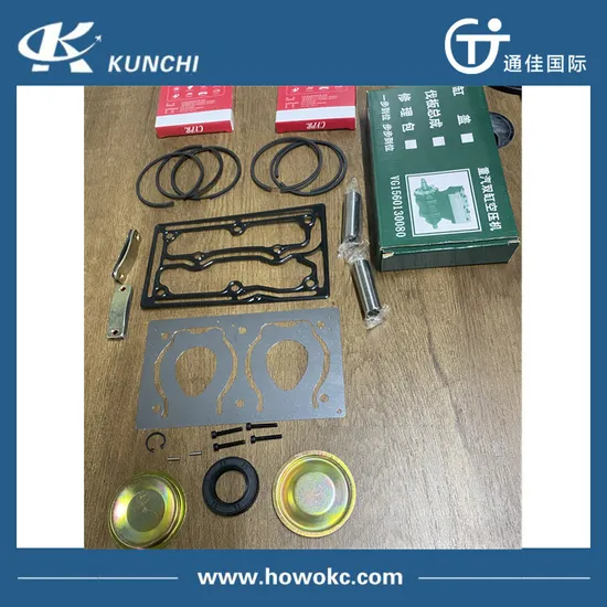 Sinotruk HOWO Double Cylinder Air Compressor Repair Kit Vg1560130080 for Sinotruk HOWO Shacman FAW 